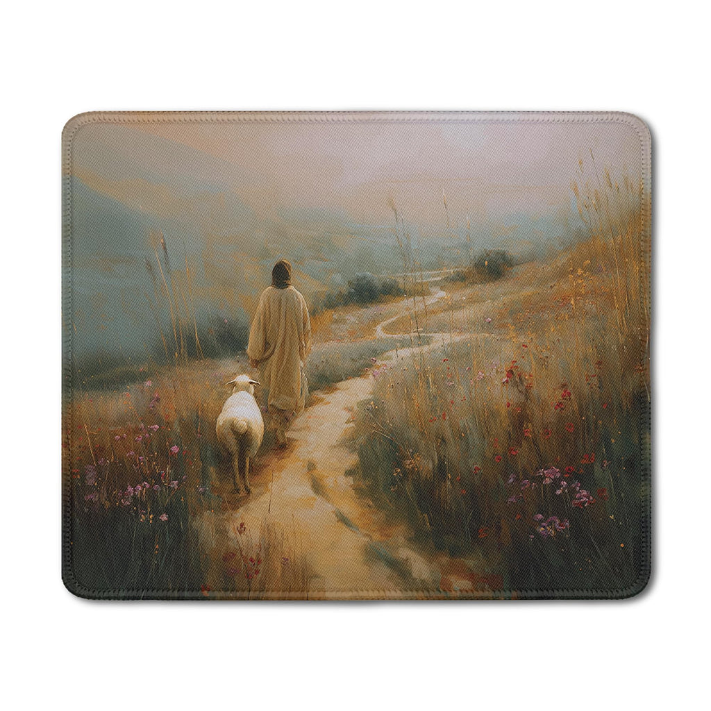 Inspirational Christian God Says I Am Mouse Pad, Minimalist Boho Floral Bible Verse Affirmation Mouse Pads Mousepad for Home Office Dorm Computers Laptop Supplies Desk Accessories, 9.5x7.9 Inch