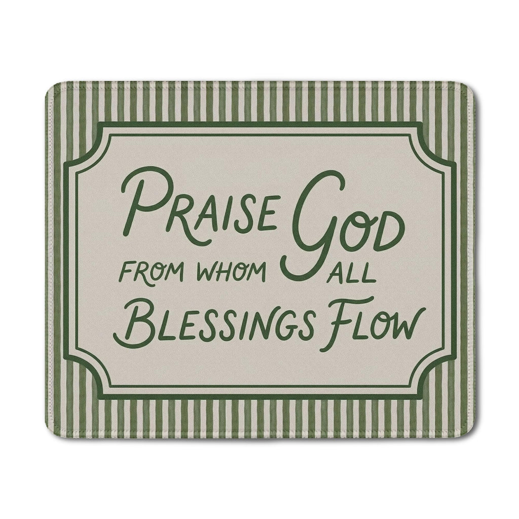 Inspirational Christian God Says I Am Mouse Pad, Minimalist Boho Floral Bible Verse Affirmation Mouse Pads Mousepad for Home Office Dorm Computers Laptop Supplies Desk Accessories, 9.5x7.9 Inch