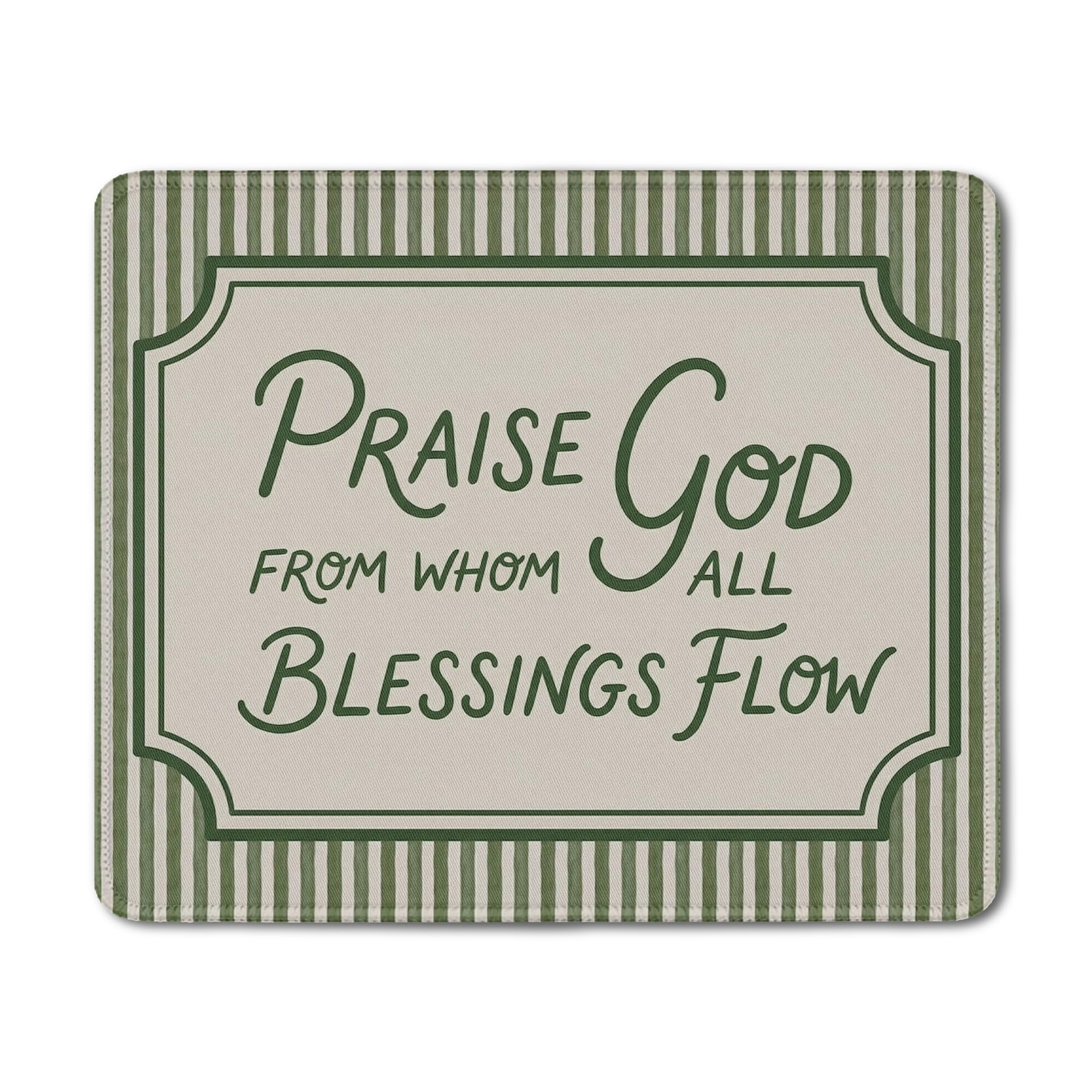 Inspirational Christian God Says I Am Mouse Pad, Minimalist Boho Floral Bible Verse Affirmation Mouse Pads Mousepad for Home Office Dorm Computers Laptop Supplies Desk Accessories, 9.5x7.9 Inch