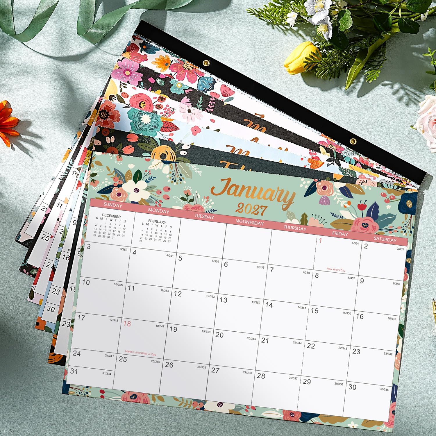 Desk Calendar/Calendar 2026-2027- Jul. 2026 - Dec. 2027