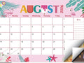 Desk Calendar 2026-2027, 19-Month School Year Calendar, 2026 Jun. - 2027 Dec, 17"x11.5" Large Monthly Desk Planner with Corner Protectors, Ample Blocks ＆ Notes for Home Office