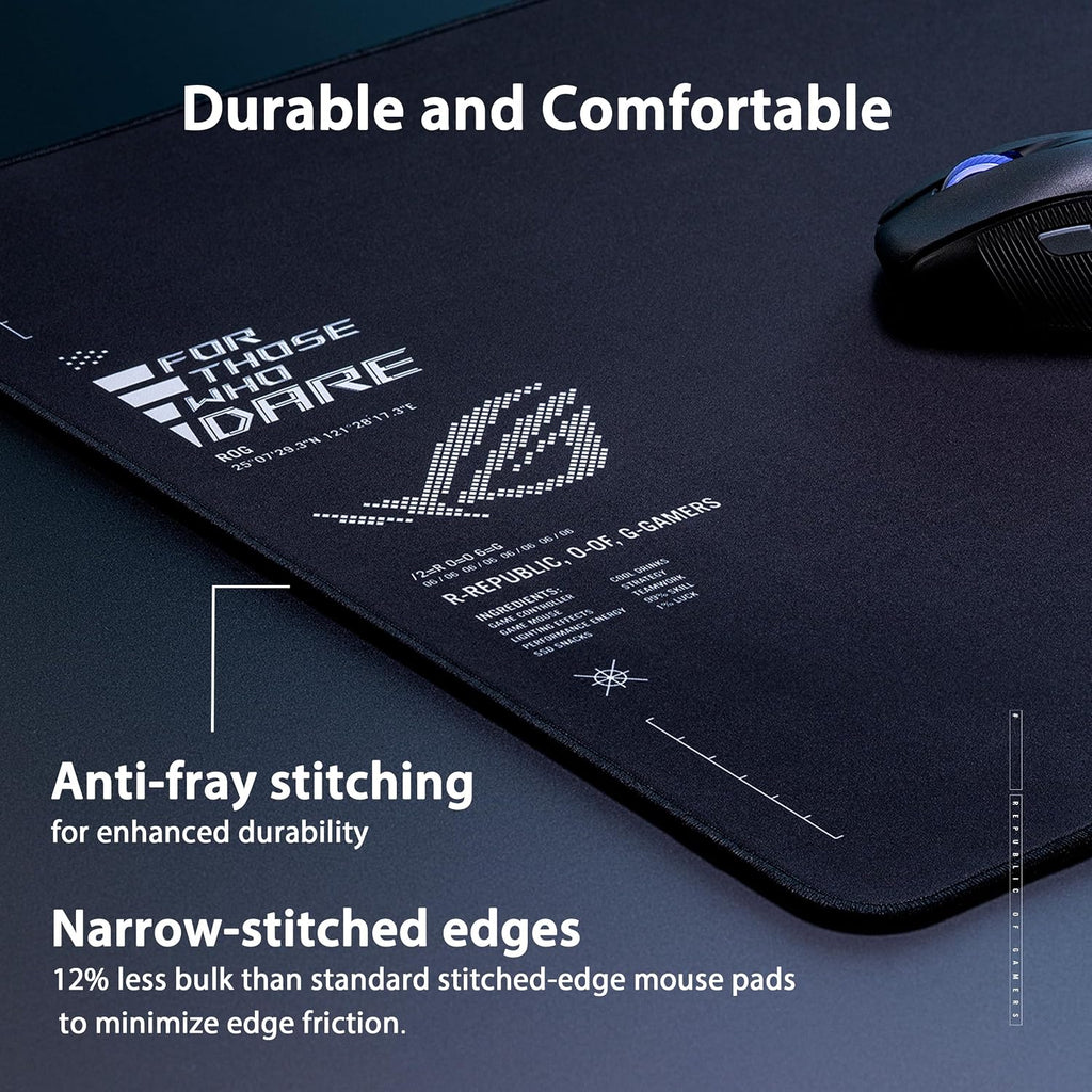 ASUS ROG Sheath II XXL Gaming Mouse Pad, 35.4” x 15.7”- Black