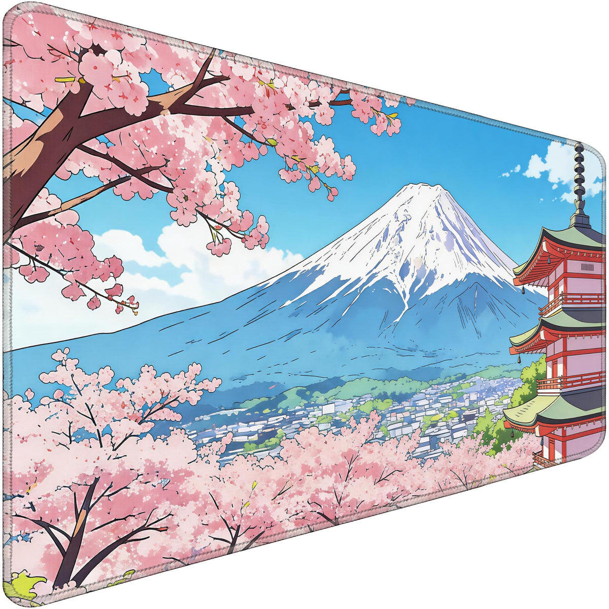 31.5" x 15.7" Waterproof Fabric Desk Pad Large Mouse Pad Office Game, Black