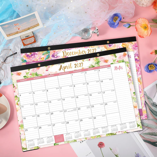 2027 Desk Calendar - Jan. 2027 - Dec. 2027, 12 Months Large Monthly Desk Calendar 2027, 17" x 12", Desk Pad, Large Ruled Blocks, To-do List & Notes