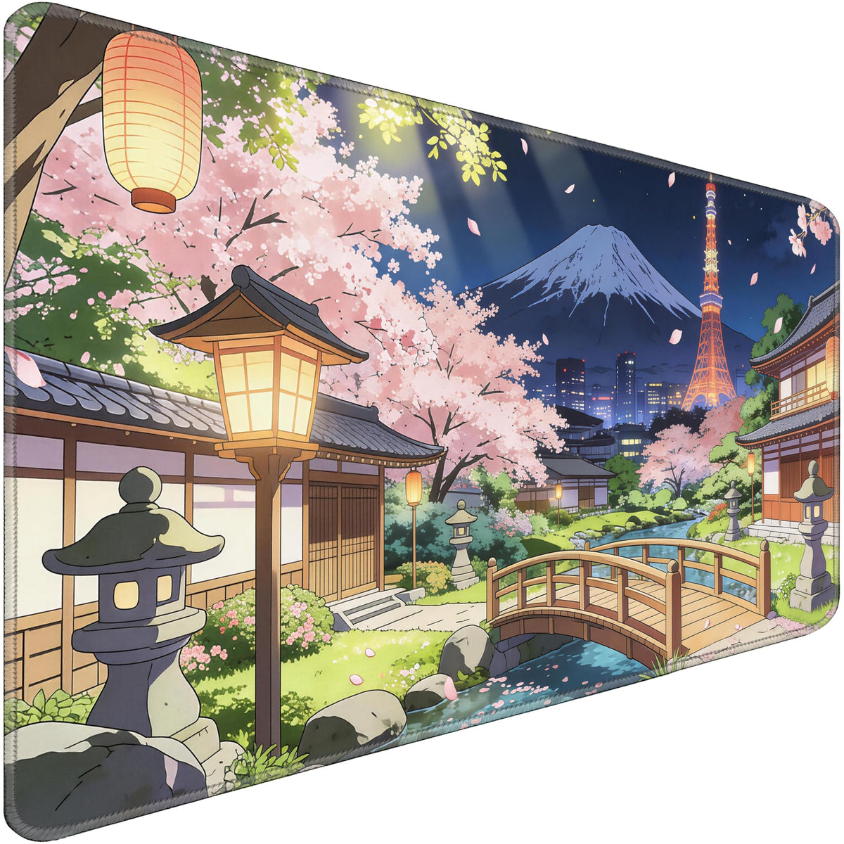 31.5" x 15.7" Waterproof Fabric Desk Pad Large Mouse Pad Office Game, Black