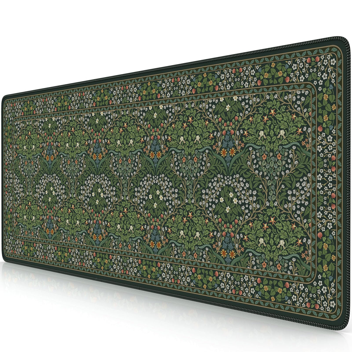 iCasso Desk Mat,Mouse Pad for Office Desk,35.4x15.7in,Pink Floral