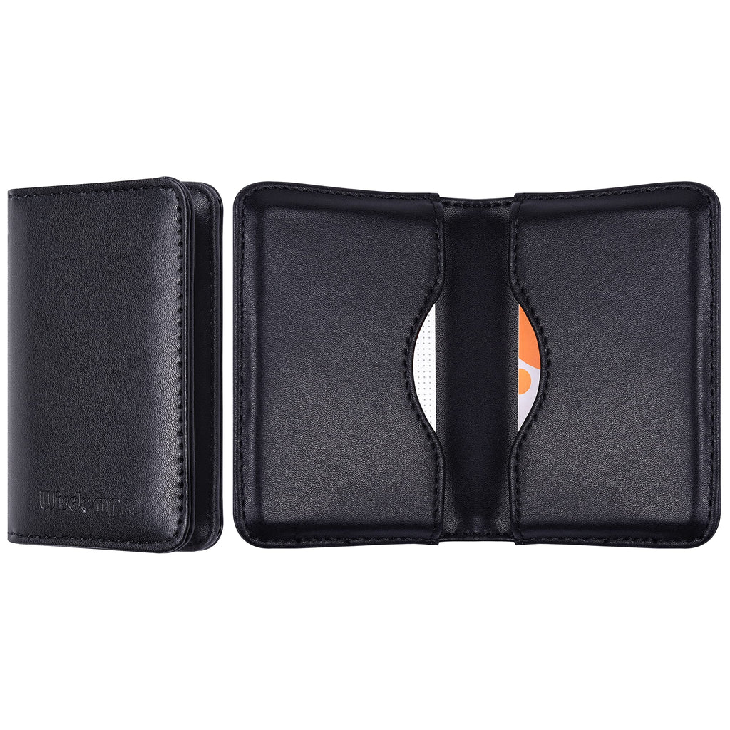 Wisdompro Business Card Holder, 2-Sided Folio Name Card Case
