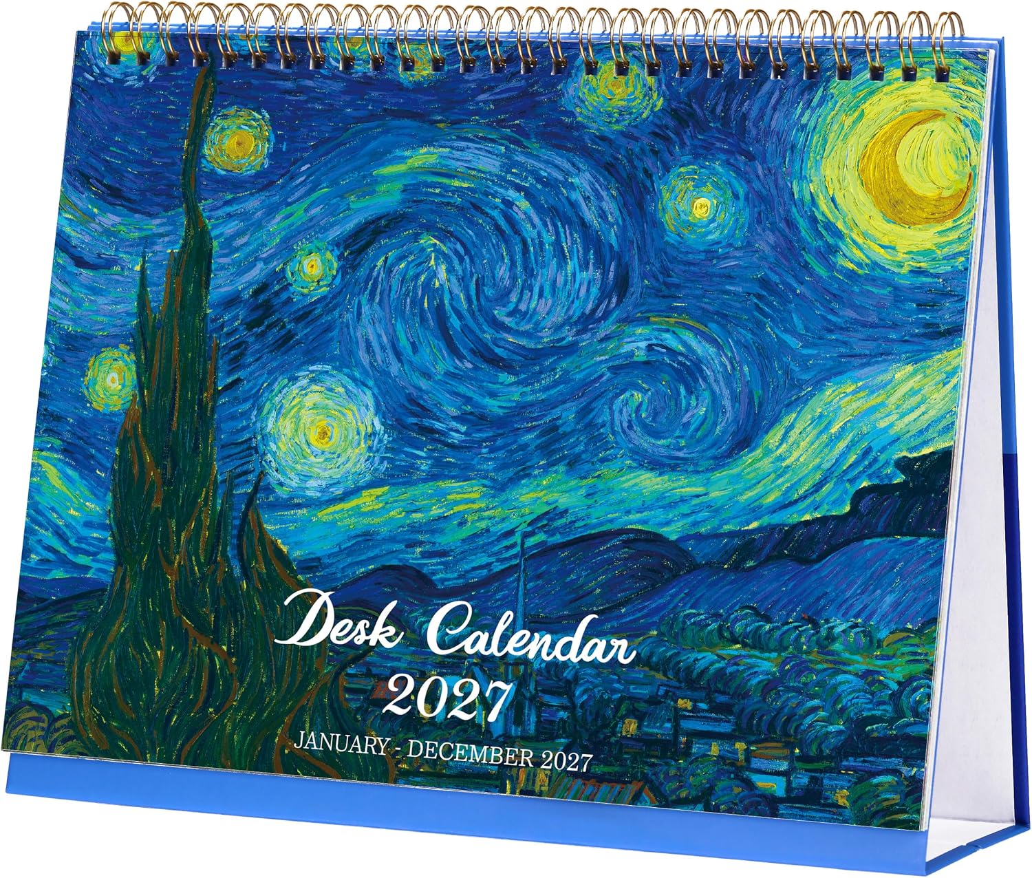 2027 Desk Calendar, Flip Desktop Calendar, Jul 2026 - Dec 2027