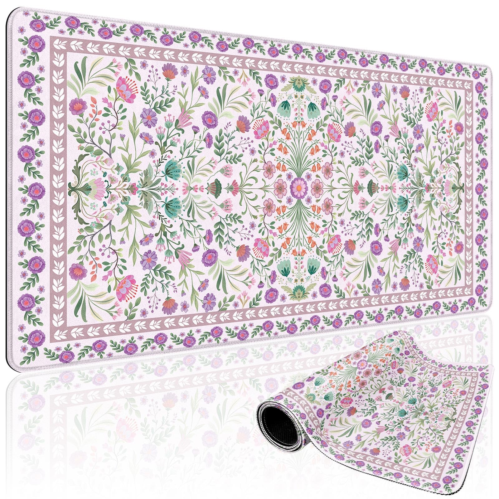 Mystical Gothic Library Large Gaming Mouse Pad Desk Mat 31.5x15.7