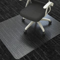 Office Chair Mat for Carpeted Floors, Desk Mats 48"X30" for Rolling Desk on Low Pile Carpets, Small Computer Gaming Plastic Floor Mats for Office Chair on Carpet, Easy Glide Without Curling