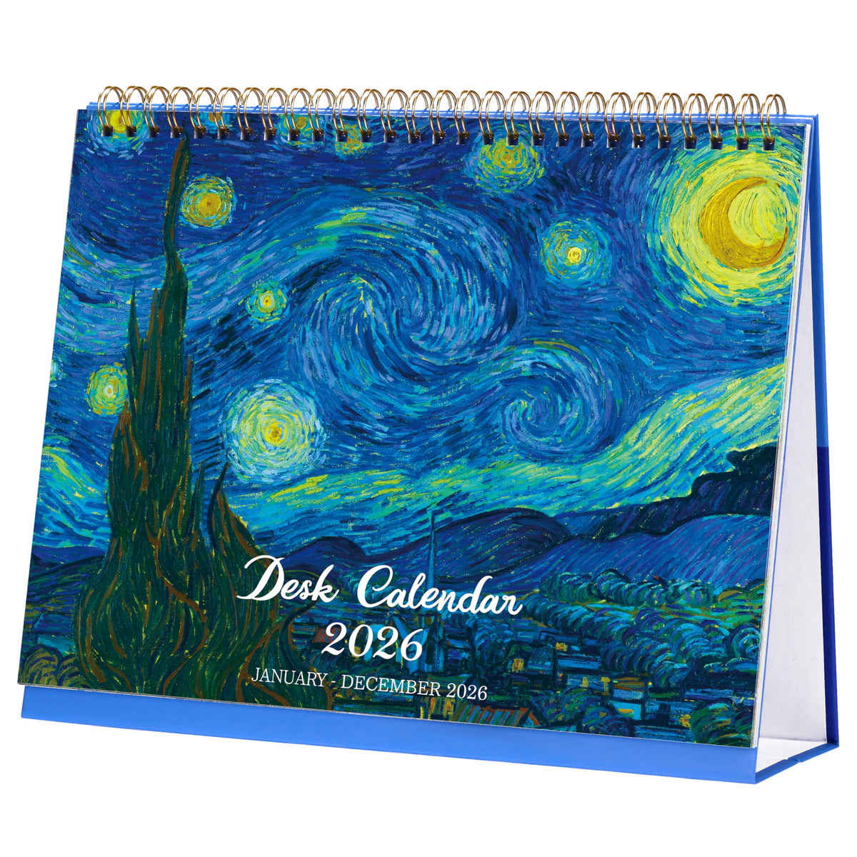 2027 Desk Calendar, Flip Desktop Calendar, Jul 2026 - Dec 2027