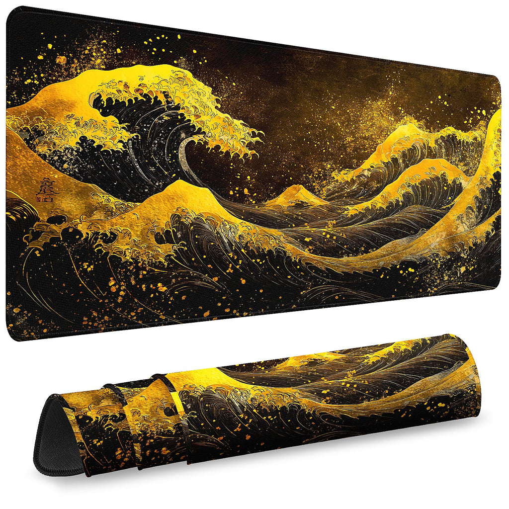 Mouse Pad Gaming - Desk Mat for Keyboard and Mouse - Large Mouse Pads for Desk, Gaming Mousepad with Non-Slip Base, Desks Pad (31.5" X 11.8") for Game, Office and Home