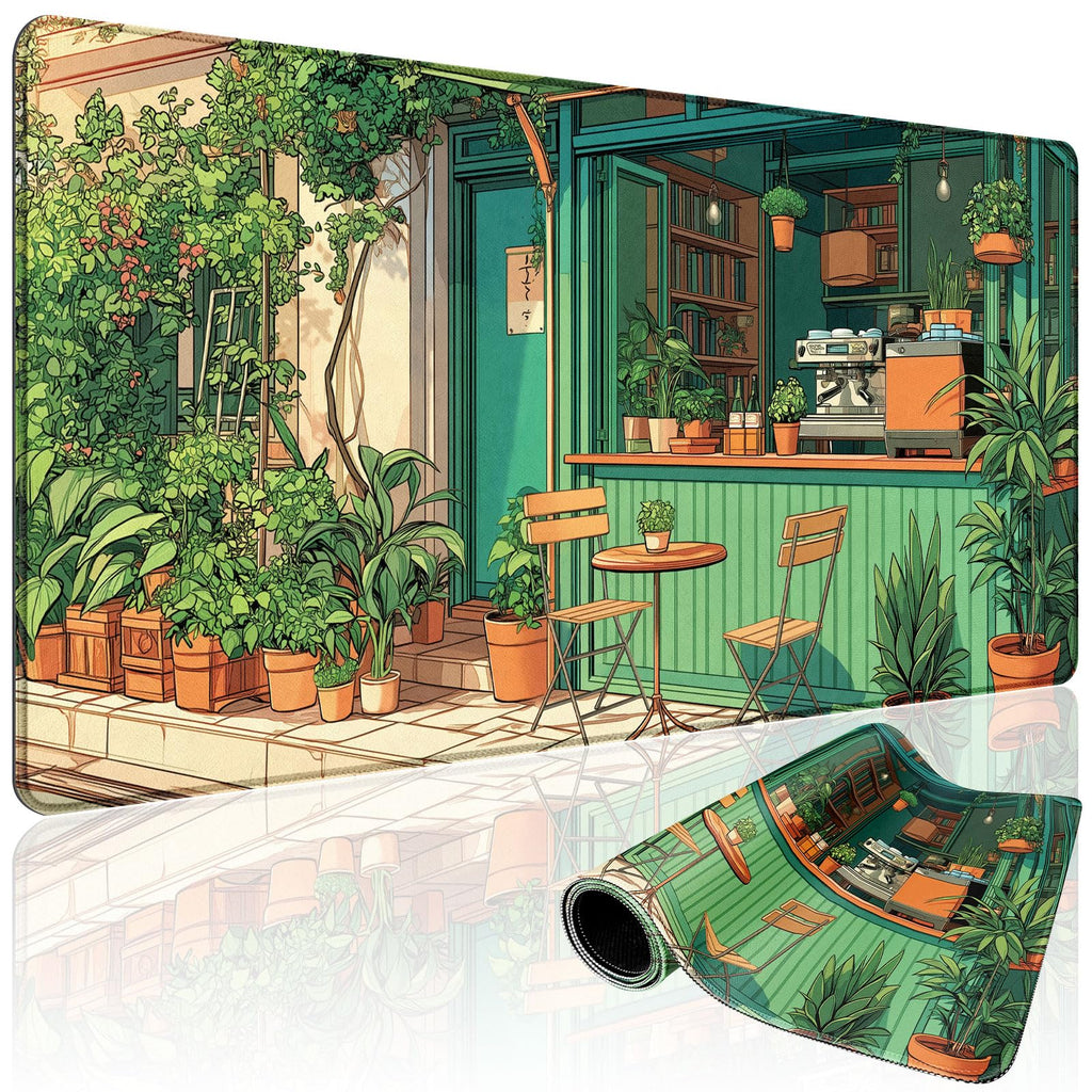 Mystical Gothic Library Large Gaming Mouse Pad Desk Mat 31.5x15.7
