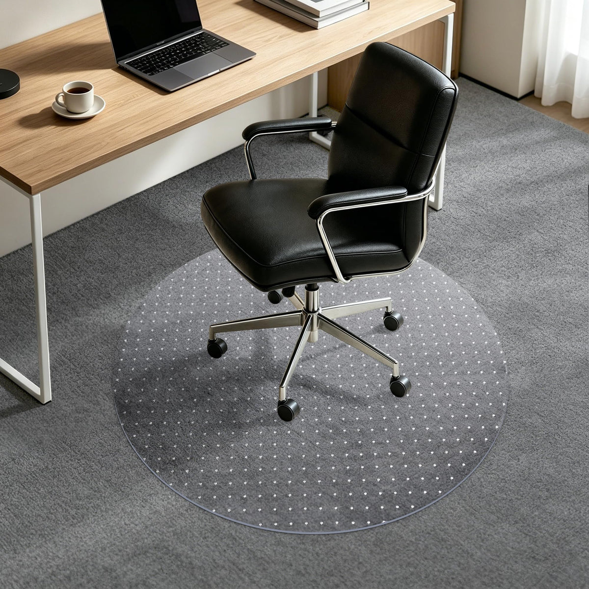 BesWin Office Chair Mat for Carpet, 30" x 48", Clear