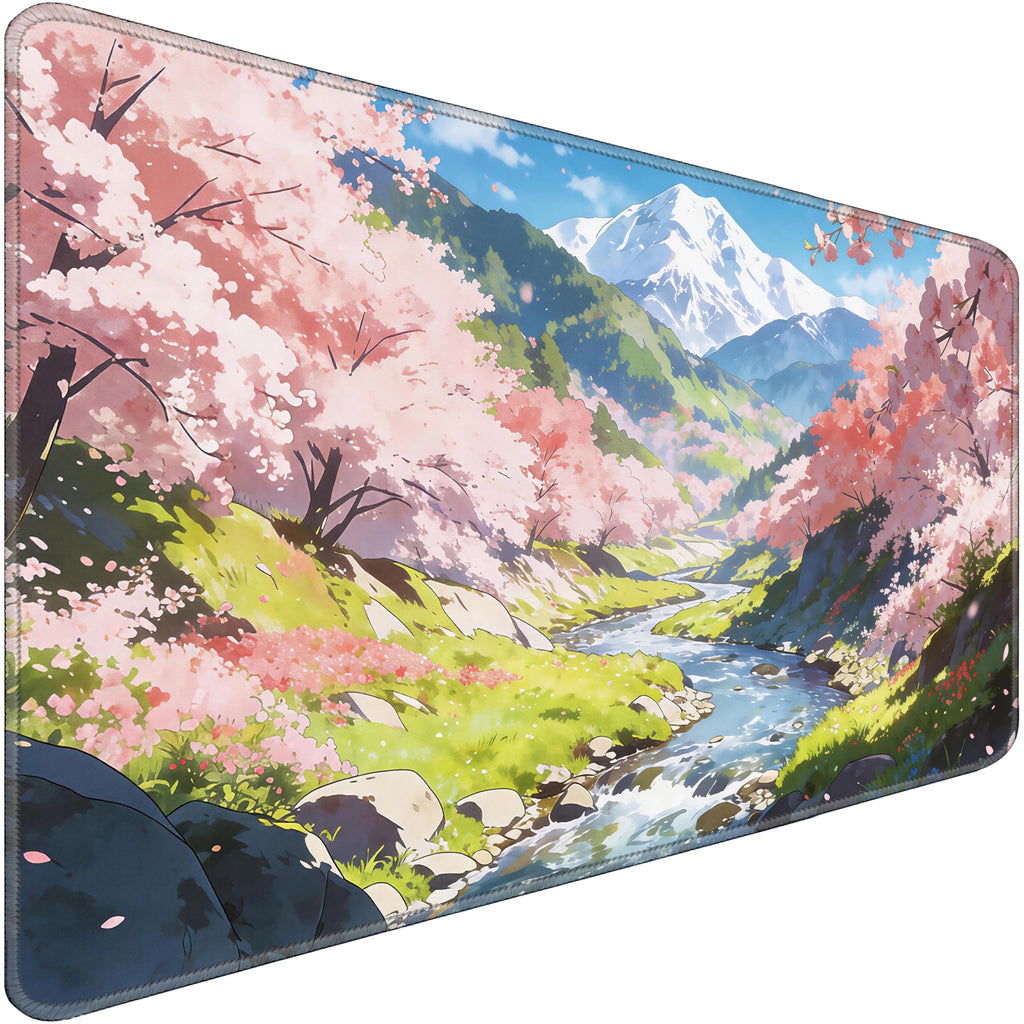 31.5" x 15.7" Waterproof Fabric Desk Pad Large Mouse Pad Office Game, Black