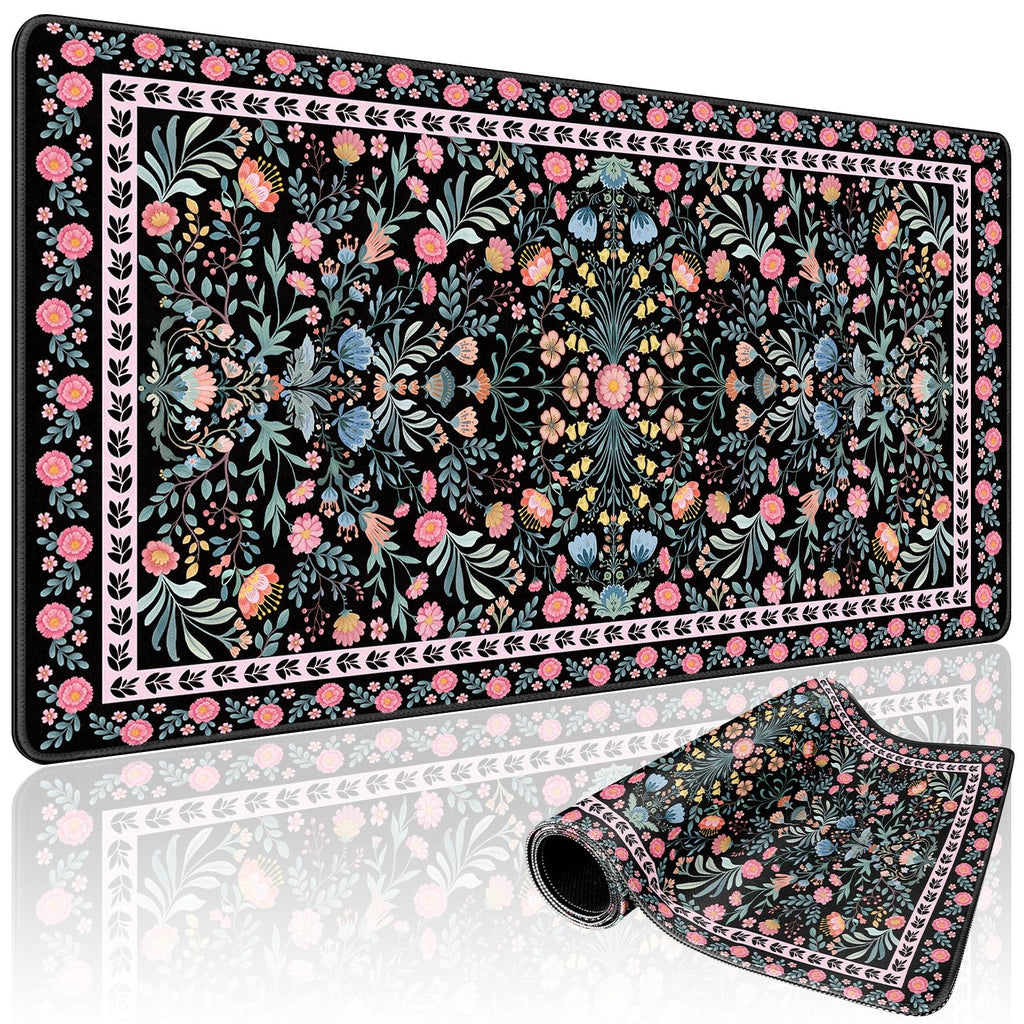 Mystical Gothic Library Large Gaming Mouse Pad Desk Mat 31.5x15.7
