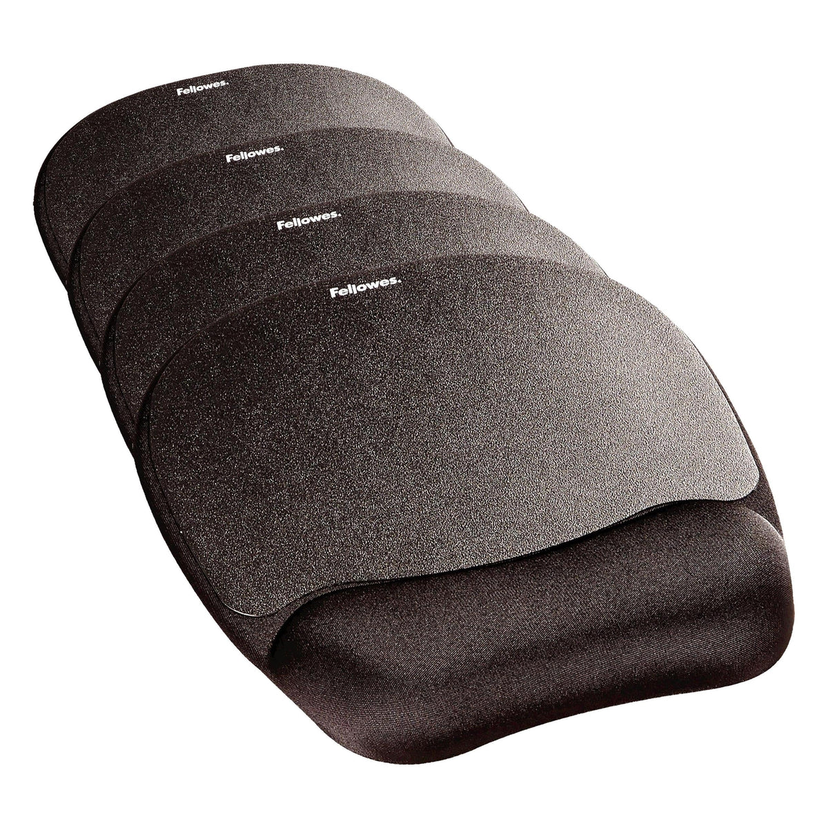 Fellowes Memory Foam Mouse Pad/Wrist Rest- Black (9176501)