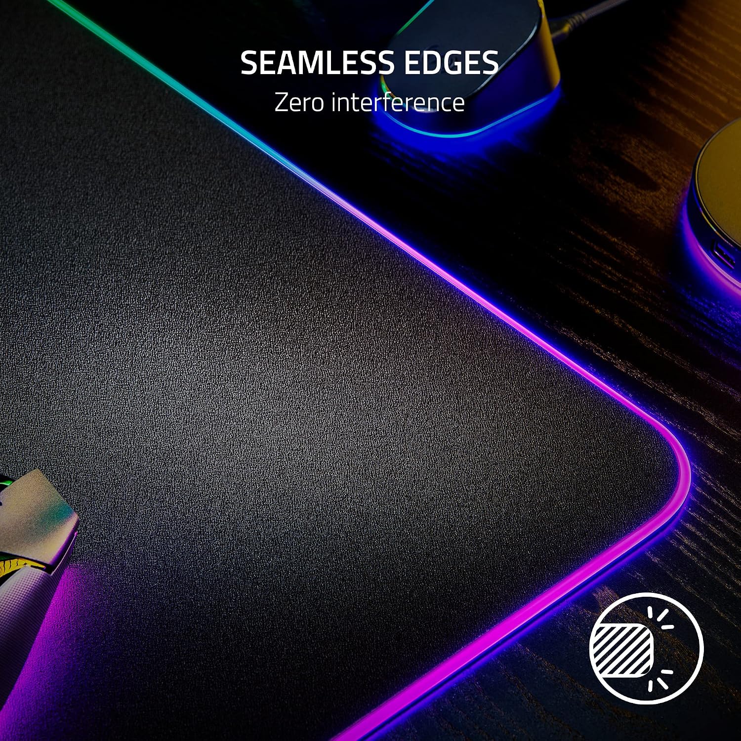 Razer Strider Chroma Hybrid Gaming Mouse Mat with Chroma RGB