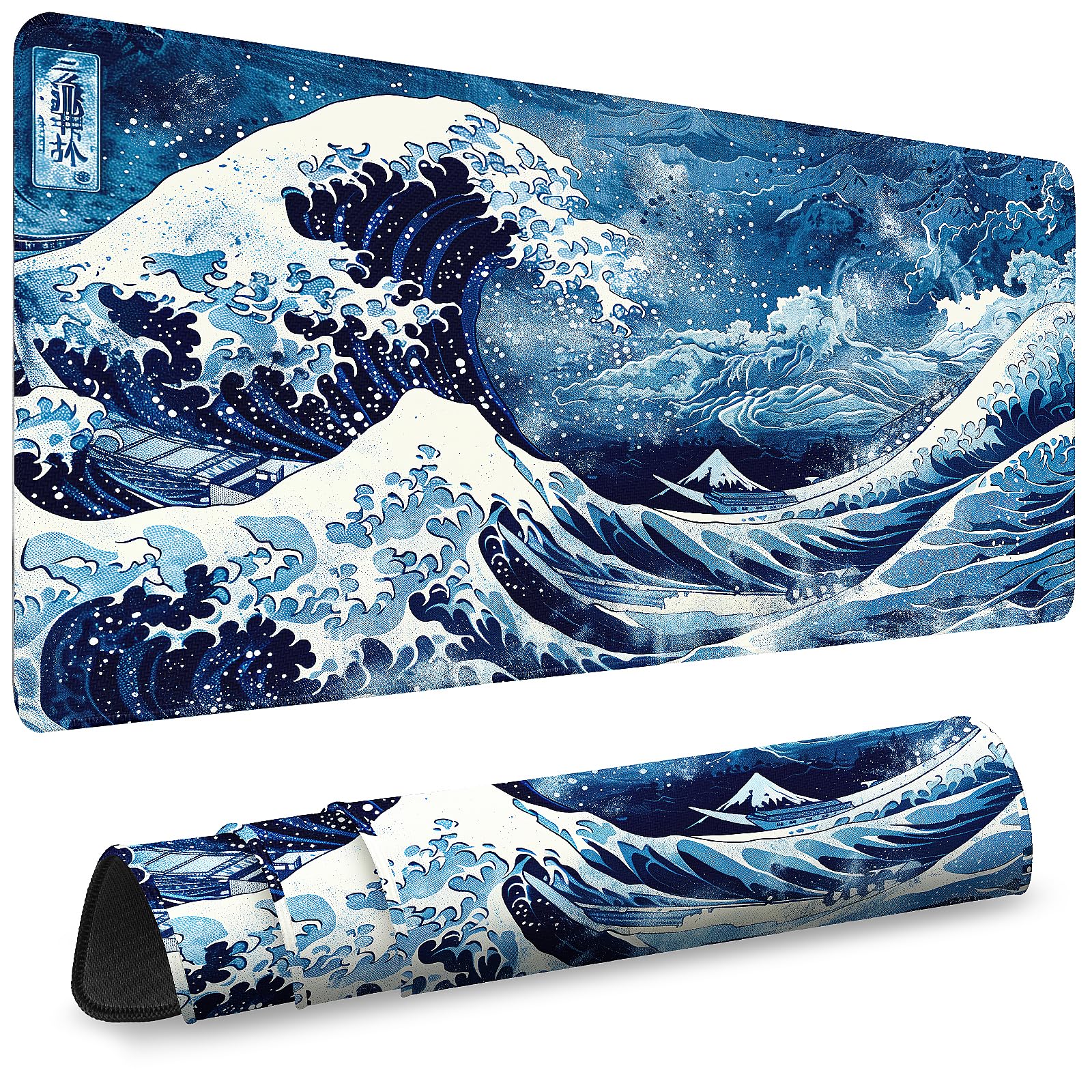 Mouse Pad Gaming - Desk Mat for Keyboard and Mouse - Large Mouse Pads for Desk, Gaming Mousepad with Non-Slip Base, Desks Pad (31.5" X 11.8") for Game, Office and Home
