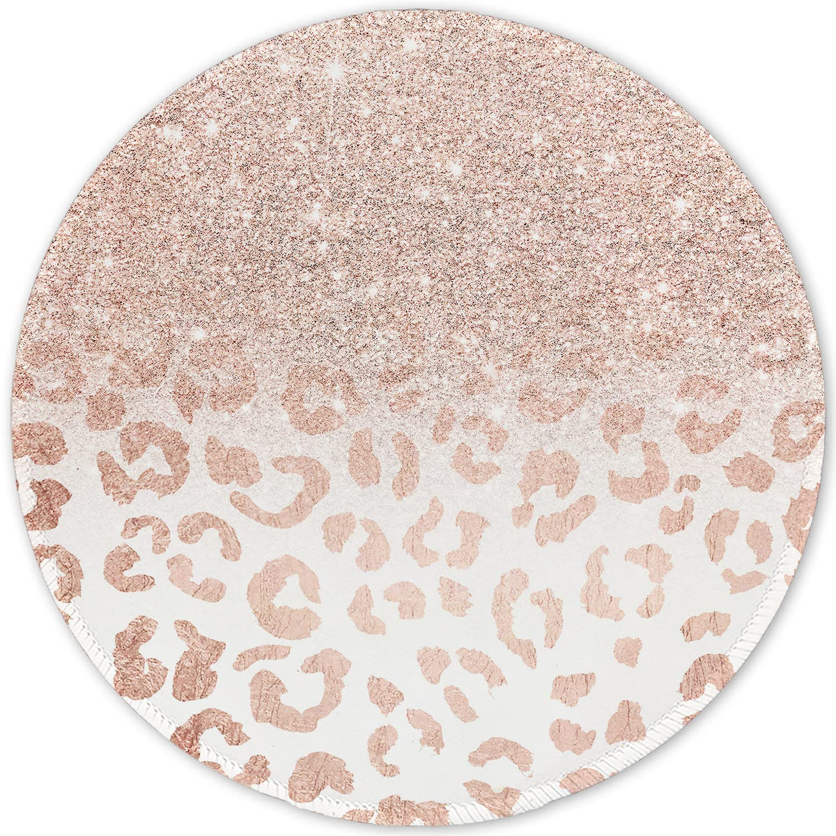ITNRSIIET Marble Round Mouse Pad Pink Marble Customized Premium-Textured Washable Desktop Protection Mouse Mat with Non-Slip Rubber Base 7.87×7.87×0.12 inches, Pink Marble