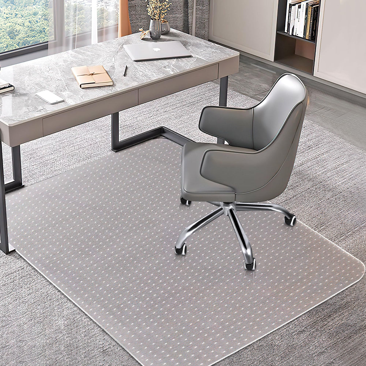 BesWin Office Chair Mat for Carpet, 30" x 48", Clear