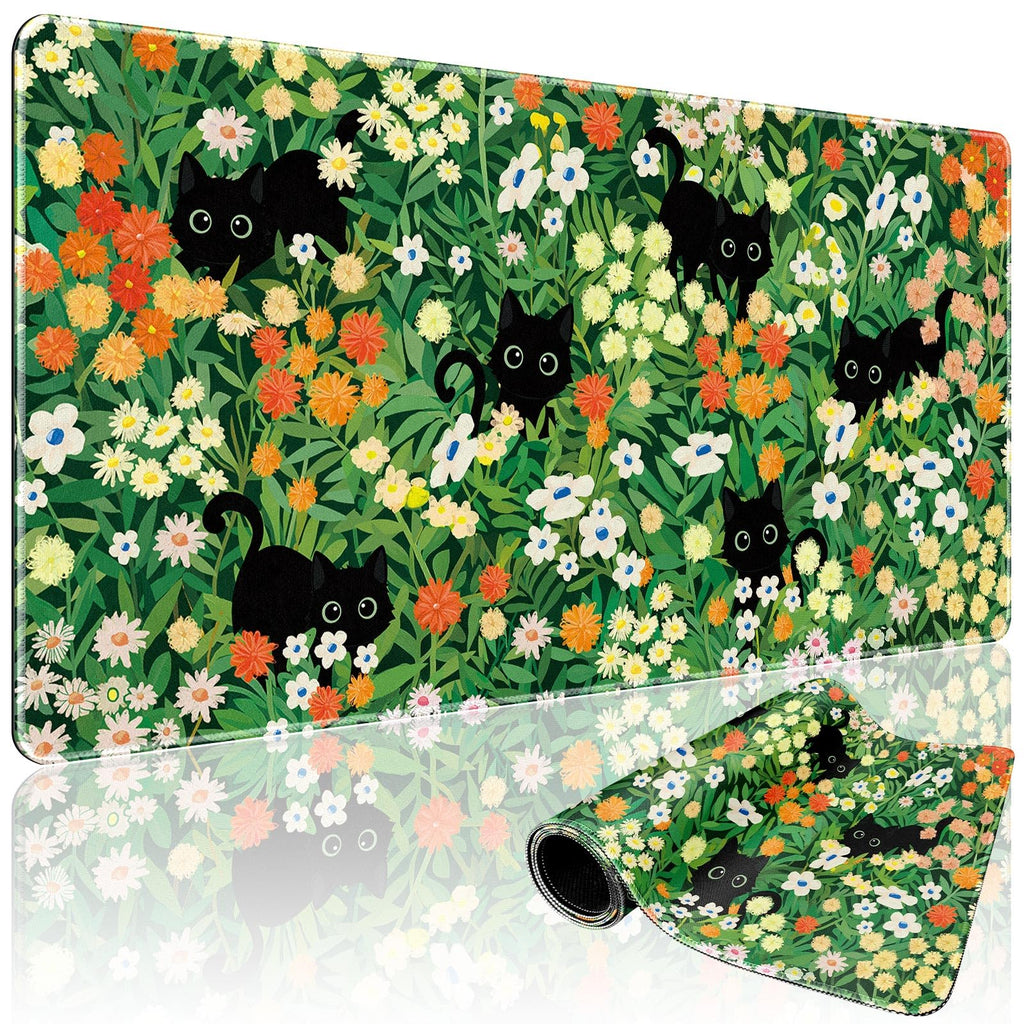 Mystical Gothic Library Large Gaming Mouse Pad Desk Mat 31.5x15.7