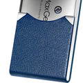 MaxGear Business Card Holder, Slim PU Leather & Stainless Steel Office Accessories, RFID Blocking Name Card Case with Magnetic Closure for Men
