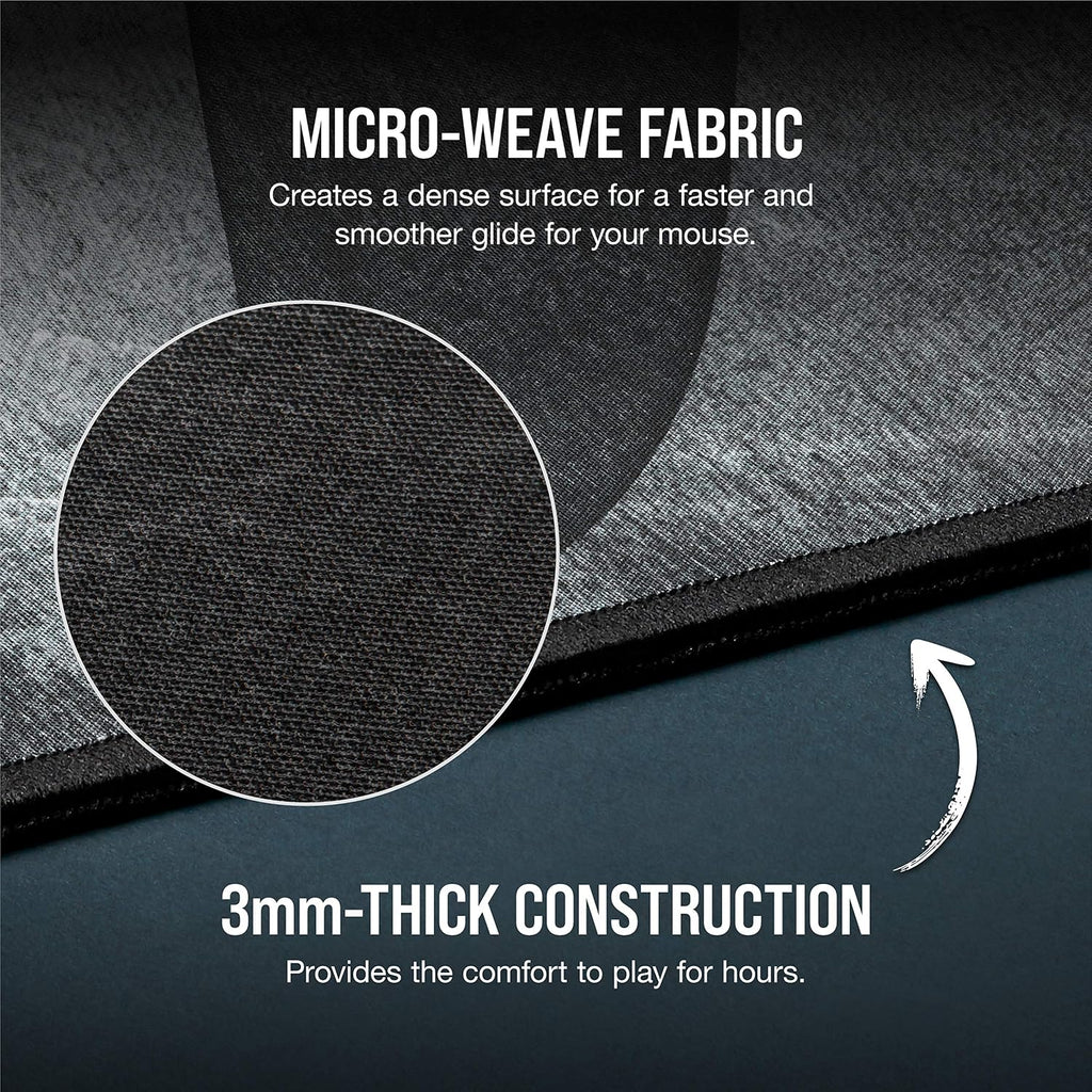 Corsair MM300 PRO Premium Spill-Proof Cloth Gaming Mouse Pad – Medium - Multicolor