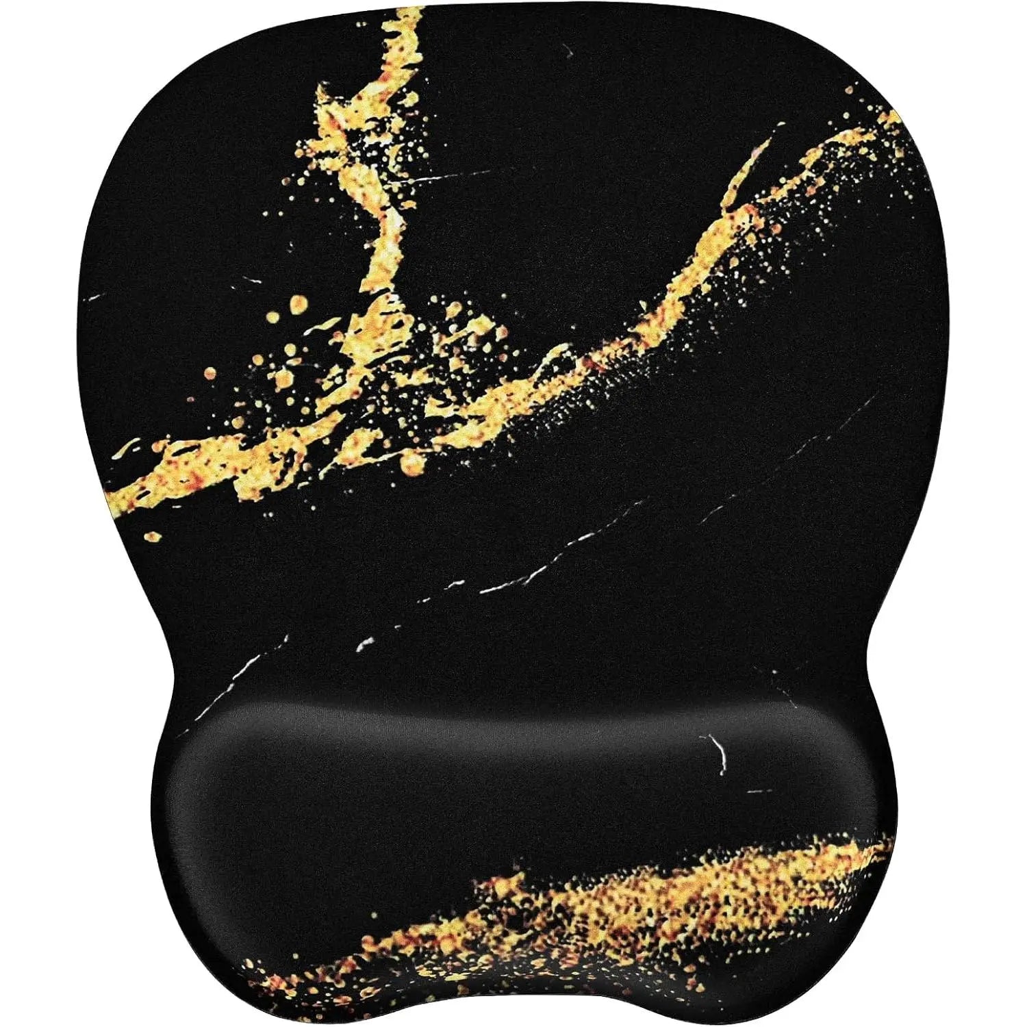 Ergonomic Mouse Pad with Memory Foam Wrist Rest for Wrist Relief, Durable Double-Layer Wear-Resistant Design, Non-Slip Base Gaming Mousepad, 9.64x8.26in Office Accessories for Home & Office