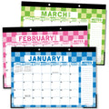 Hadley Designs 2026-2027 18-Month 11x17 in Desk Calendar - Teacher Planner, Office Accessories, Office Stationery, Monthly Grids, 18-Month Layout for Back to School Planning
