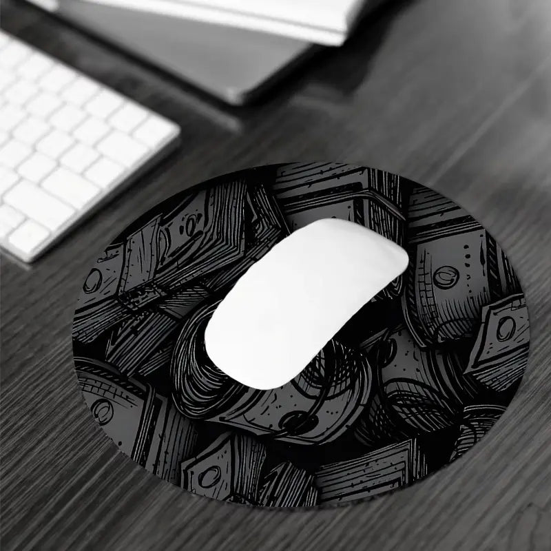 Money Pattern Desk Mat, Large Gaming Mouse Pad, Aesthetic Desktop Protection Pad, Non-Slip Home Office Work Mat, Suitable for Laptop & Desktop Computer Games, Desktop Accessory, Office Desk Accessories, Mouse Pads for Desk